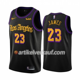 NBA Los Angeles Lakers Trikot LeBron James 23 Nike 2019-2020 City Creative Swingman - Herren